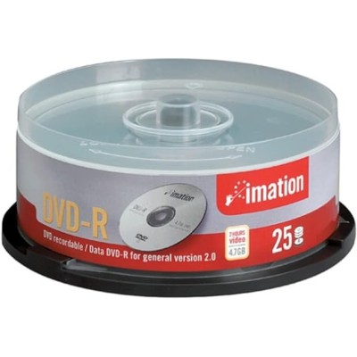 DVD RECORDABLE SPINDLE-25 1X-8X 4.7 120M IMATION