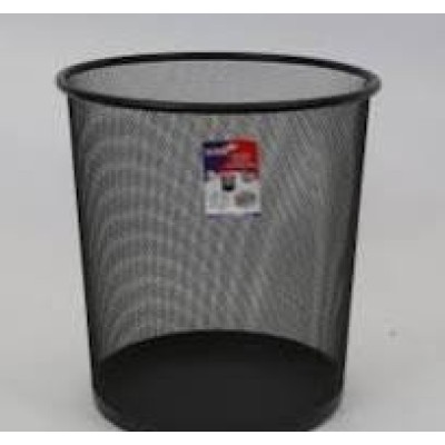 WASTE BIN MEDIUM BLACK PT65002BK PARTNER