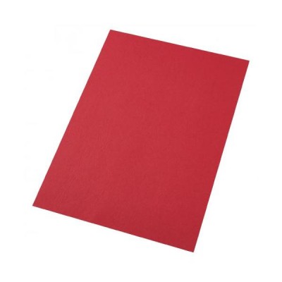 BINDING COVER A4 300 GSM 1X100 LEATHERGRAIN RED PAULI