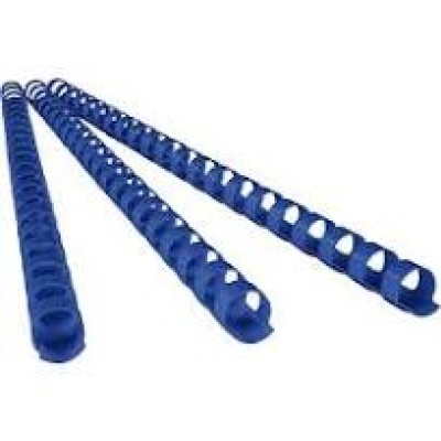 SPIRAL PLASTIC A4 21R 1X100 6MM BLUE FIS