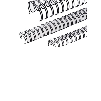 WIRE BINDING  2:1 23L 12.7 MM BLACK 1X100 RENZ