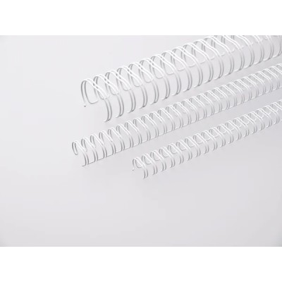 WIRE BINDING  2:1 23L 6.9 MM WHITE 1X100 RENZ