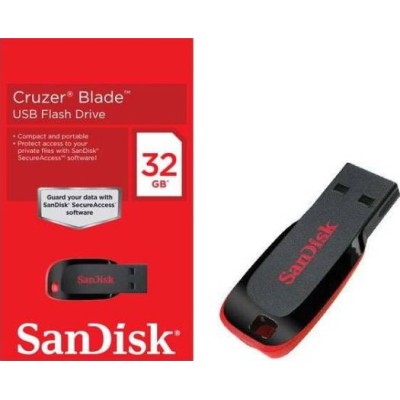 FLASH MEMORY 32GB USB FLASH DRIVE SANDISK