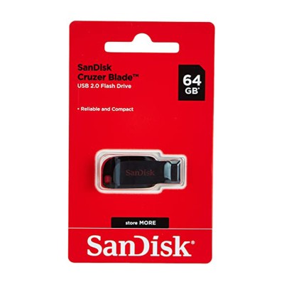 FLASH MEMORY 64GB USB FLASH DRIVE SANDISK