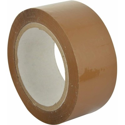 TAPE ADHESIVE PVC BROWN 2" X 50 YDS WELLMADE PER PIECE