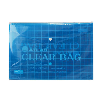 Document Bag F/S Blue 1X12