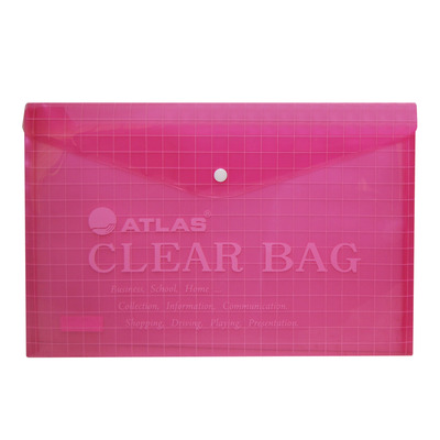 Document Bag F/S Red 1X12