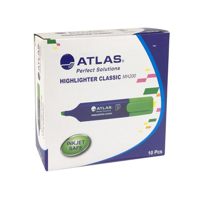 Atlas Highlighter MH200 BX 10EA GN