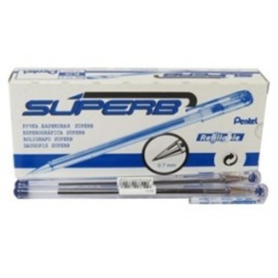 BALL PEN BK77 SUPERB 0.7 BLUE 1X12 PENTEL