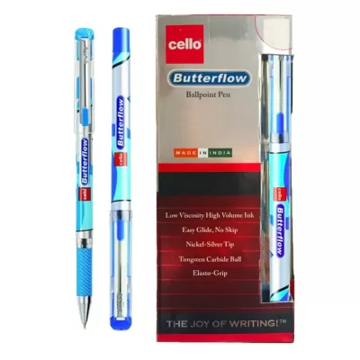 BALL PEN BUTTERFLOW CELLO 1X12 BLUE