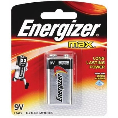 BATTERY ENERGIZER 9V 6 LR61 522BP1