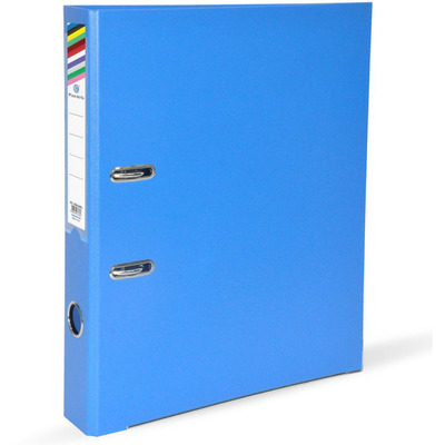 BOX FILE A4 PLASTIC NARROW BLUE FIS