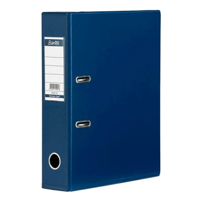 BOX FILE PLASTIC A4 BROAD 1490 BLUE-01 BANTEX