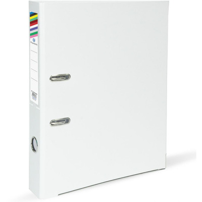 BOX FILE PLASTIC A4 NARROW WHITE FIS