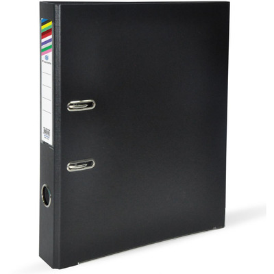 BOX FILE PLASTIC FOOLSCAP NARROW BLACK FIS