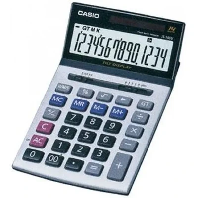 CALCULATOR 12 DIGITS STD TILT DISPLAY JS120 CASIO