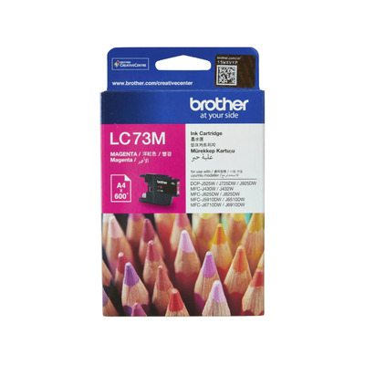 CARTRIDGE INKJET BROTHER LC73 DCPJ525/MFCJ625 MAGENTA