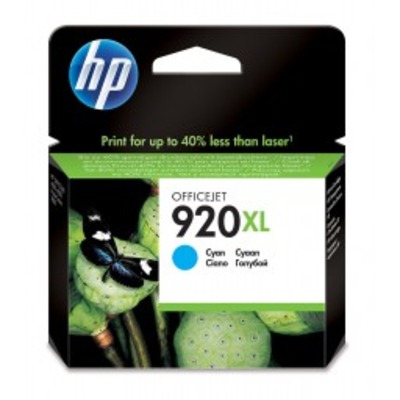 CARTRIDGE INKJET HP 920XL O/J 7000/6000 CYAN CD972AE