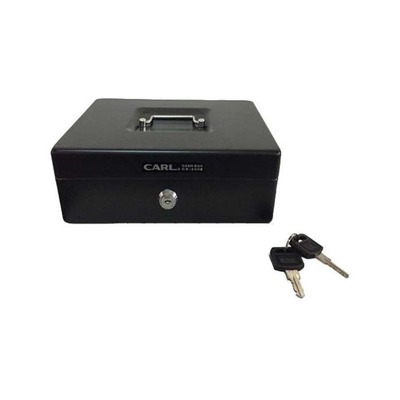 CASH BOX CB2008 BLACK 195X155X83MM CARL