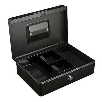 CASH BOX CB2010 BLACK 170X250X86MM CARL