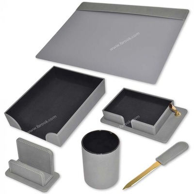 DESK SET BLACK 6PCS SET DS-1 FIS