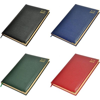 DIARY EXECUTIVE GOLDEN ARABIC / ENGLISH / FRENCH VINYL COVER FIS 32AEG