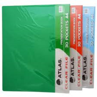 DISPLAY BOOK A4  30P F33430 ATLAS PER PIECE