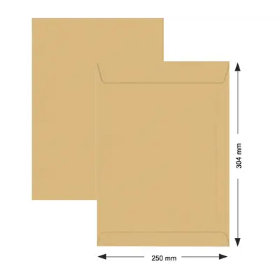 ENVELOPE BROWN A4 12X10