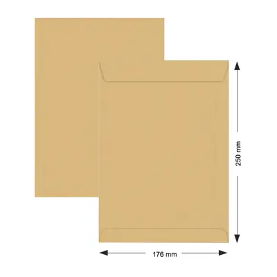 ENVELOPE BROWN A5 10X7