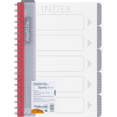 5 Subject Notebook B5 150 sheets Reg Col WWS