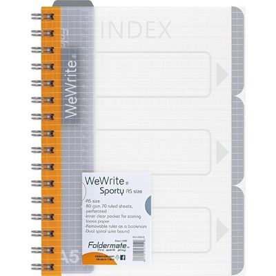 3 Subject Notebook A5 120 sheets Reg Col WWS