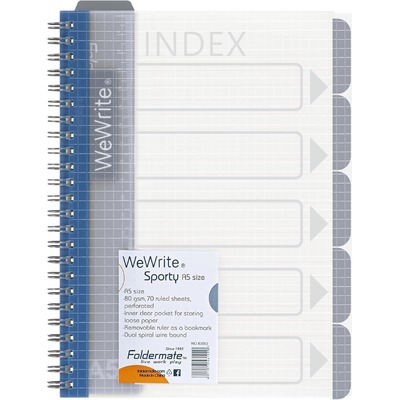 5 Subject Notebook A5 150 sheets Reg Col WWS