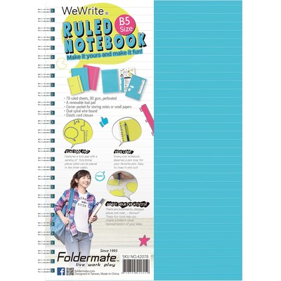 1 Subject Notebook A4 70 sheets Reg Col WW