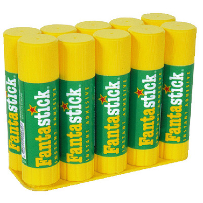 Glue Stick 35gms Fantastick Pkt 10pcs