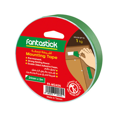 Mounting Tape 1"x5m Box 12 rolls Fantastick M245N