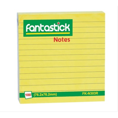 Sticky Notes 3x3 Ruled Fantastick N303R