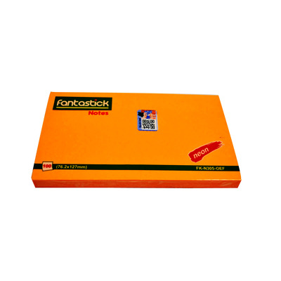 Stick Notes 3x5" Fluor. Orange Fantastick N305-OEF