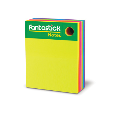 Stick Notes 3x4" 7col. Fluor. Fantastick N42362-07F