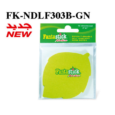 Stick Notes Fluor Leaf bls-GN Fantastick NDLF303B-GN