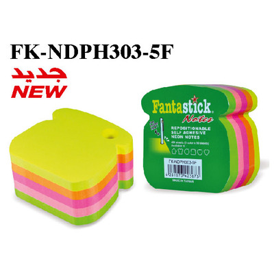 Stick Notes Fluor 5col. Phone Fantastick NDPH303-5F