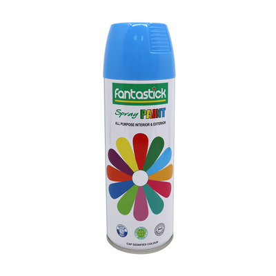 Spray Paint Acrylic 400 ml Light Blue Fantastick SP-AC400-BEL X 12