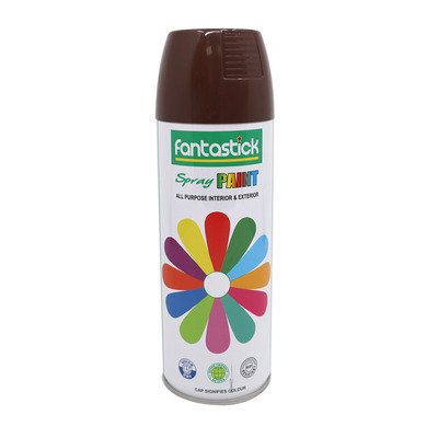 Spray Paint Acrylic 400 ml Brown Fantastick SP-AC400-BN X 12