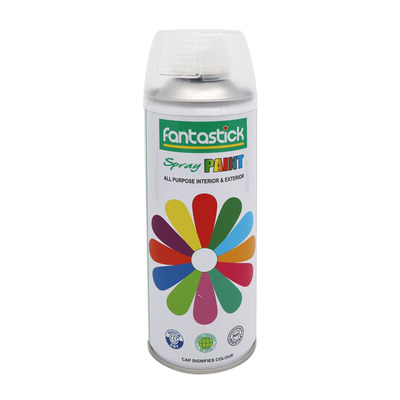 Spray Paint Acrylic 400 ml Clear Laquer Fantastick SP-AC400-CL X12