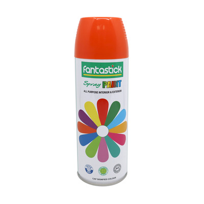 Spray Paint Acrylic 400 ml Orange Fantastick SP-AC400-OE X12