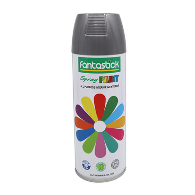 Spray Paint Acrylic 400 ml Silver Fantastick SP-AC400-SR X 12