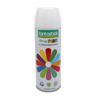 Spray Paint Acrylic 400 ml White Fantastick SP-AC400-WH X 12