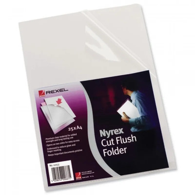 FOLDER PLASTIC A4 12153 PFCA4 CLEAR 1X100 REXEL