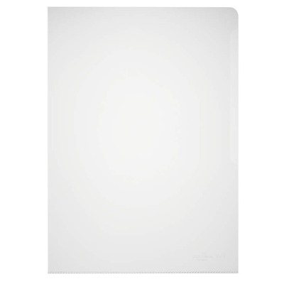 FOLDER PLASTIC A4 CLEAR 0.12MM 2337 1X100 DURABLE