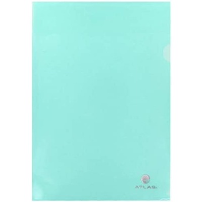 FOLDER PLASTIC A4 31423 CLEAR GREEN 1X12 ATLAS