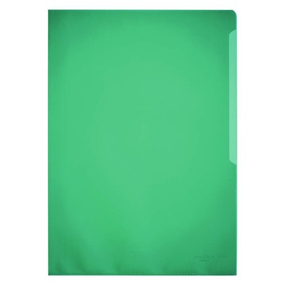 FOLDER PLASTIC A4 GREEN 0.12MM 2337 1X100 DURABLE